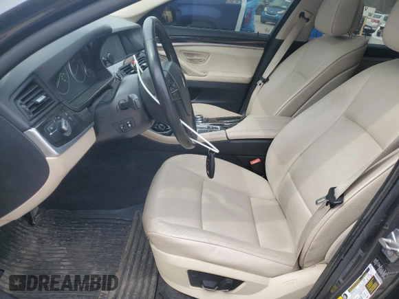 2012 BMW 5 Series 535i xDrive with VIN WBAFU7C55CDU64572, listed as a Copart auction lot 52482265 with 142,847 mi miles and Salvage Title. Bid and sale history available at carsss.com. Image 7.