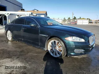 2015 Jaguar XJ with VIN SAJWA2GZ0F8V86007, listed as a Copart auction lot 54929105 with 0 mi miles and Clean Title. Bid and sale history available at carsss.com. Image 4.