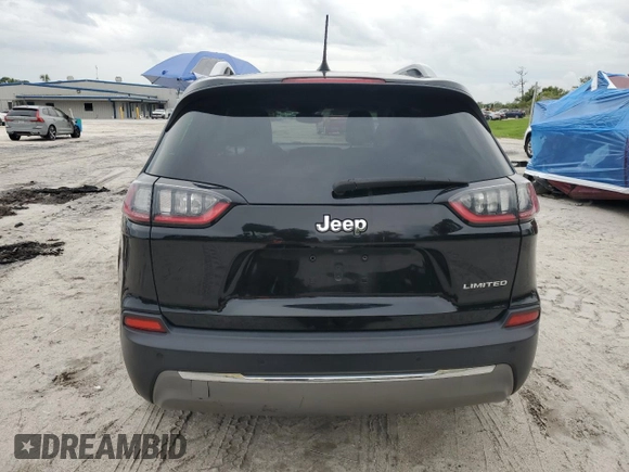 2019 Jeep Cherokee Limited with VIN 1C4PJLDB5KD427727, listed as a Copart auction lot 59300595 with 153,147 mi miles and Non repairable. Bid and sale history available at DreamBid. Image 6.