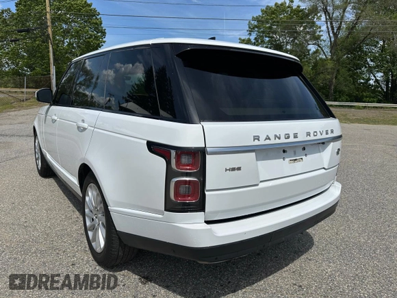 2019 Land Rover Range Rover HSE with VIN SALGS2SV0KA540872, listed as a Copart auction lot 59046305 with 130,477 mi miles and Clean title. Bid and sale history available at DreamBid. Image 4.