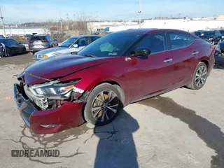 2018 Nissan Maxima SV with VIN 1N4AA6AP5JC367756, listed as a IAAI auction lot 41141245 with 84,242 mi miles and . Bid and sale history available at DreamBid. Image 16.