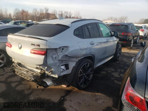 2022 BMW X4 M z VIN 5YM23EC05N9L05268, wystawiony jako Copart lot #81892214 z przebiegiem 37 163 mil mil oraz Szkody całkowita. Historia ofert i sprzedaży dostępna na DreamBid. Obrazek 3.