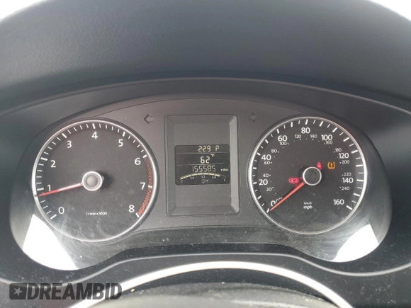 2012 Volkswagen Jetta SEL with VIN 3VWLX7AJXCM361484, listed as a Copart auction lot 53260985 with 155,585 mi miles and Salvage title. Bid and sale history available at DreamBid. Image 9.