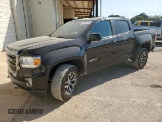 2021 GMC Canyon 4WD AT4 w/Cloth with VIN 1GTG6FEN1M1295551, listed as a Copart auction lot 74900294 with 39,853 mi miles and Salvage Title. Bid and sale history available at carsss.com. Image 1.