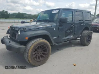 2017 Jeep Wrangler Unlimited Sport with VIN 1C4BJWDG4HL689583, listed as a Copart auction lot 56117515 with 115,033 mi miles and Salvage title. Bid and sale history available at DreamBid. Image 1.