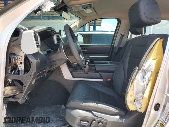 2024 Toyota Tundra SR5 with VIN 5TFLA5DBXRX171958, listed as a Copart auction lot 59407415 with 10,247 mi miles and Salvage title. Bid and sale history available at DreamBid. Image 7.