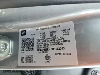 2024 Chevrolet Colorado 4WD Trail Boss with VIN 1GCPTEEK0R1112043, listed as a Copart auction lot 49342105 with 13,952 mi miles and Salvage Title. Bid and sale history available at carsss.com. Image 12.