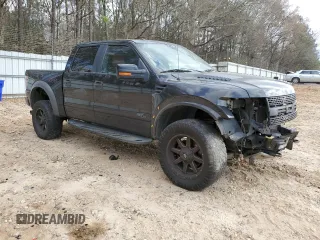 2014 Ford F-150 SVT Raptor with VIN 1FTFW1R64EFA49681, listed as a Copart auction lot 45182225 with 171,138 mi miles and Salvage Title. Bid and sale history available at carsss.com. Image 4.