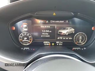 2017 Audi TT with VIN TRUC5AFVXH1008027, listed as a Copart auction lot 45107555 with 45,804 mi miles and Salvage title. Bid and sale history available at DreamBid. Image 9.