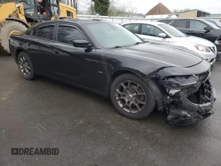 2018 Dodge Charger GT with VIN 2C3CDXJGXJH197993, listed as a Copart auction lot 51619225 with 95,480 mi miles and Salvage Title. Bid and sale history available at DreamBid. Image 4.