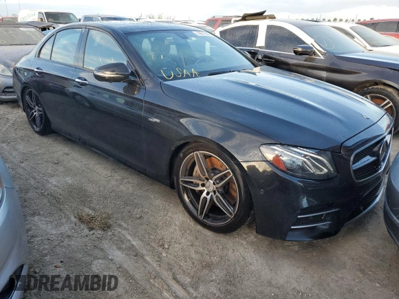 2019 Mercedes-Benz E-Class AMG E 53 with VIN WDDZF6BB3KA614440, listed as a Copart auction lot 74671444 with 0 mi miles and Non Repairable. Bid and sale history available at carsss.com. Image 4.