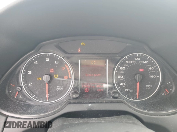 2011 Audi Q5 Premium Plus with VIN WA1LFAFPXBA080999, listed as a Copart auction lot 50189575 with 174,521 mi miles and Clean Title. Bid and sale history available at DreamBid. Image 9.