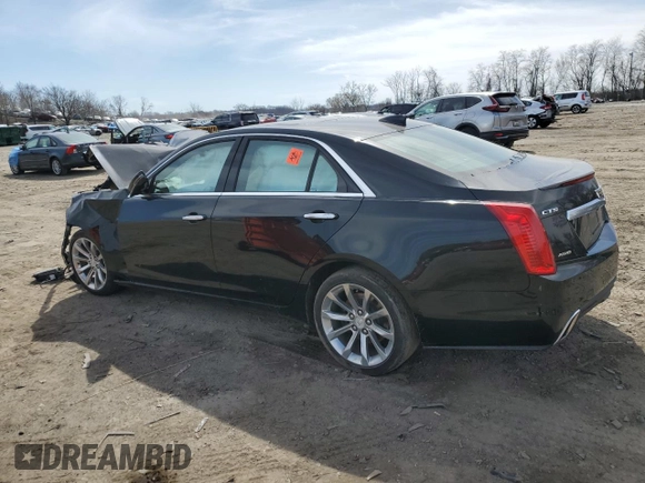 2018 Cadillac CTS Luxury AWD with VIN 1G6AX5SSXJ0156143, listed as a Copart auction lot 49527045 with 74,794 mi miles and Salvage Title. Bid and sale history available at DreamBid. Image 2.