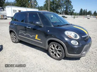 2014 FIAT 500L Trekking with VIN ZFBCFADH5EZ011227, listed as a Copart auction lot 65873224 with 110,266 mi miles and Clean Title. Bid and sale history available at carsss.com. Image 4.