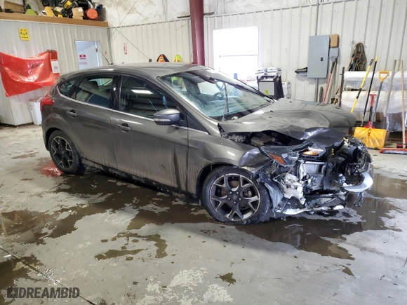 2012 Ford Focus Titanium with VIN 1FAHP3N24CL222852, listed as a Copart auction lot 45163765 with 107,848 mi miles and Salvage Title. Bid and sale history available at carsss.com. Image 4.