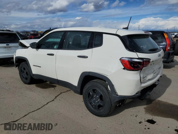 2021 Jeep Compass Freedom with VIN 3C4NJDAB3MT545189, listed as a Copart auction lot 45540474 with 32,563 mi miles and Salvage Title. Bid and sale history available at carsss.com. Image 2.