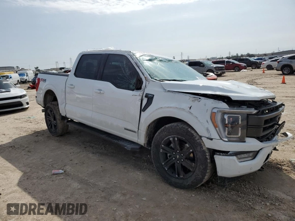 2022 Ford F-150 XL with VIN 1FTFW1ED2NFA67195, listed as a Copart auction lot 45288185 with 57,295 mi miles and Non Repairable. Bid and sale history available at carsss.com. Image 4.