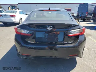 2016 Lexus RC 350 with VIN JTHSE5BC3G5006921, listed as a Copart auction lot 66458184 with 65,506 mi miles and Salvage Title. Bid and sale history available at carsss.com. Image 6.