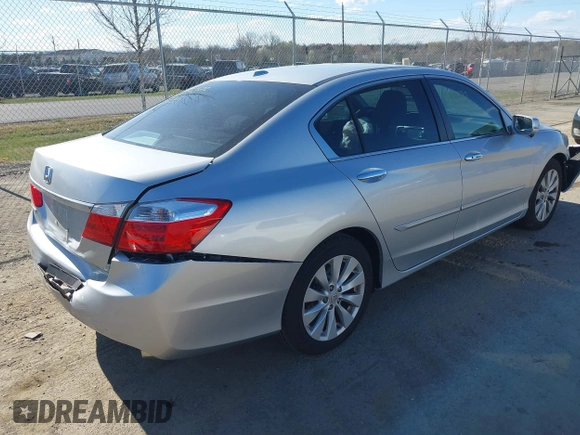 2014 Honda Accord EX-L with VIN 1HGCR2F82EA238446, listed as a IAAI auction lot 41861972 with 75,863 mi miles and . Bid and sale history available at carsss.com. Image 4.