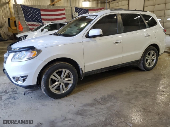 2012 Hyundai Santa Fe Limited with VIN 5XYZK3AB9CG155762, listed as a Copart auction lot 86322784 with 213,505 mi miles and Salvage Title. Bid and sale history available at carsss.com. Image 1.