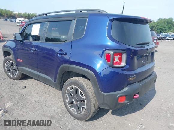 2017 Jeep Renegade Trailhawk с VIN ZACCJBCB8HPE86632, выставлен на аукционе IAAI как лот 42710761 с пробегом 155 100 миль миль и . История ставок и продаж доступна на DreamBid. Изображение 3.