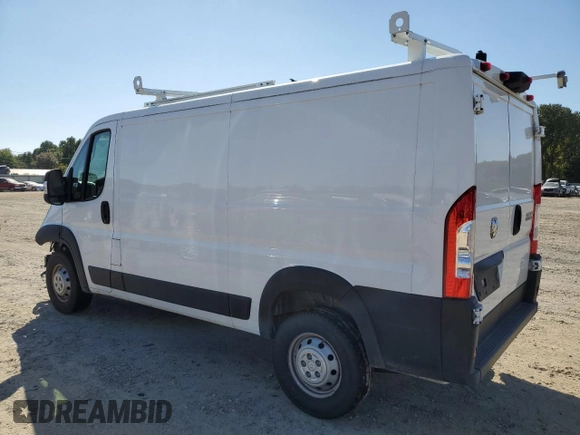 2023 Ram ProMaster Cargo with VIN 3C6LRVAG7PE583784, listed as a Copart auction lot 73926394 with 33,434 mi miles and Salvage Title. Bid and sale history available at DreamBid. Image 2.