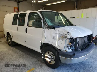 2014 GMC Savana Cargo with VIN 1GTW7FCA1E1911257, listed as a Copart auction lot 47299045 with 181,818 mi miles and Salvage Title. Bid and sale history available at carsss.com. Image 4.