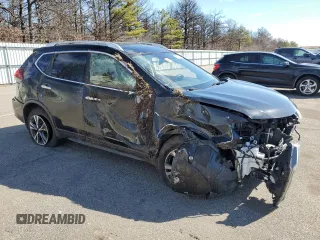 2019 Nissan Rogue SV with VIN JN8AT2MV1KW381701, listed as a Copart auction lot 49676375 with 104,157 mi miles and Salvage Title. Bid and sale history available at carsss.com. Image 4.