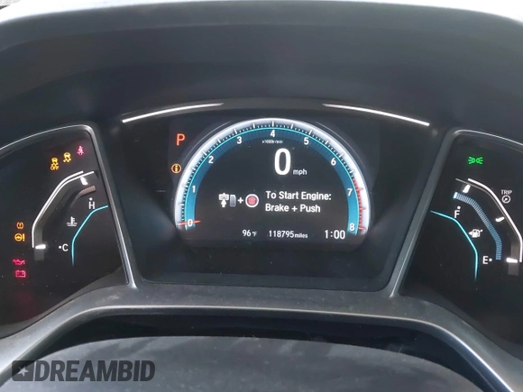 2016 Honda Civic Sedan EX with VIN 19XFC2F71GE001550, listed as a IAAI auction lot 41980420 with 118,795 mi miles. Bid and sale history available at carsss.com. Image 7.