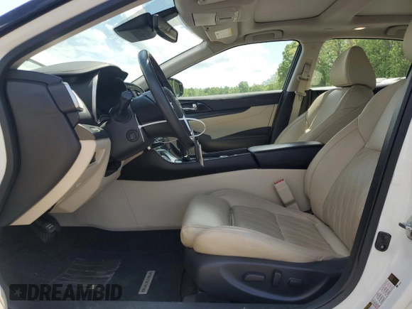 2023 Nissan Maxima Platinum with VIN 1N4AA6FV7PC502087, listed as a Copart auction lot 55296145 with 45,000 mi miles and Salvage title. Bid and sale history available at DreamBid. Image 7.