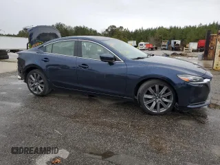 2018 Mazda 6 Grand Touring with VIN JM1GL1TY3J1305291, listed as a Copart auction lot 49159765 with 145,965 mi miles and Salvage Title. Bid and sale history available at DreamBid. Image 4.