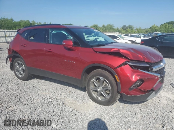 2023 Chevrolet Blazer LT с VIN 3GNKBJRS0PS231407, выставлен на аукционе Copart как лот 54514115 с пробегом 78 132 миль миль и Списание • Salvage title. История ставок и продаж доступна на DreamBid. Изображение 4.