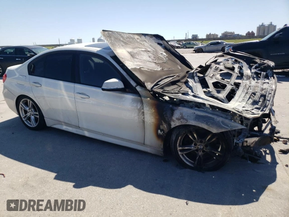 2013 BMW 3 Series 328i with VIN WBA3A5C55DF354000, listed as a Copart auction lot 49655685 with Not Provided miles and Salvage Title. Bid and sale history available at carsss.com. Image 4.
