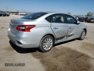2017 Nissan Sentra SV z VIN 3N1AB7AP7HY394393, wystawiony jako Copart lot #56209135 z przebiegiem 84 022 mil mil oraz Szkoda całkowita • Salvage title. Historia ofert i sprzedaży dostępna na DreamBid. Obrazek 3.