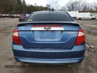 2010 Ford Fusion SPORT with VIN 3FAHP0DC5AR165990, listed as a Copart auction lot 46811185 with 0 mi miles and Salvage Title. Bid and sale history available at carsss.com. Image 6.