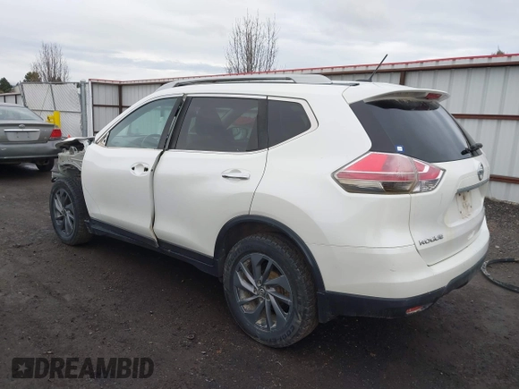 2016 Nissan Rogue SL with VIN 5N1AT2MV0GC851152, listed as a IAAI auction lot 41849173 with 166,970 mi miles and . Bid and sale history available at DreamBid. Image 3.