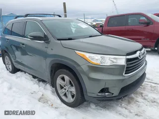 2015 Toyota Highlander Limited with VIN 5TDDKRFHXFS191462, listed as a IAAI auction lot 41310158 with 130,468 mi miles. Bid and sale history available at carsss.com. Image 1.