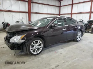 2014 Nissan Maxima SV with VIN 1N4AA5AP2EC474523, listed as a Copart auction lot 62260915 with 157,267 mi miles and Salvage title. Bid and sale history available at DreamBid. Image 1.