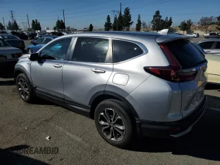 2020 Honda CR-V EX with VIN 7FART6H58LE011954, listed as a Copart auction lot 46281645 with 21,015 mi miles and Salvage Title. Bid and sale history available at DreamBid. Image 2.