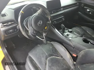 2020 Toyota GR Supra 3.0 with VIN WZ1DB4C08LW024774, listed as a Copart auction lot 74822354 with 0 mi miles and Salvage Title. Bid and sale history available at carsss.com. Image 8.