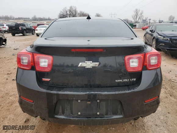 2014 Chevrolet Malibu LTZ with VIN 1G11J5SXXEF164619, listed as a Copart auction lot 43055335 with 121,336 mi miles and Salvage Title. Bid and sale history available at carsss.com. Image 6.