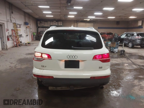 2007 Audi Q7 Premium with VIN WA1BY74L37D058938, listed as a IAAI auction lot 41928034 with 163,779 mi miles and . Bid and sale history available at DreamBid. Image 16.