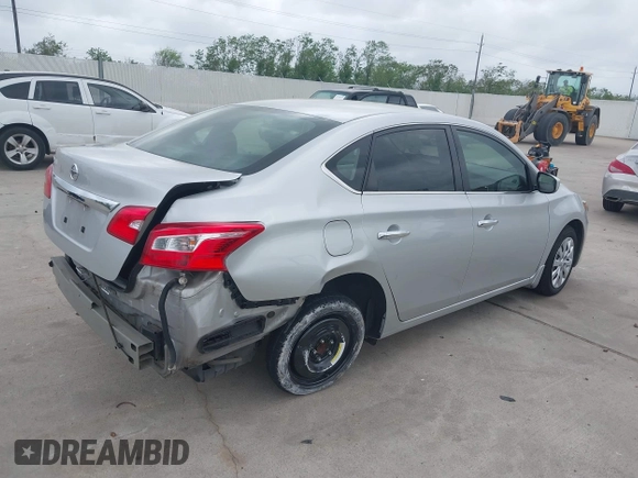 2019 Nissan Sentra S with VIN 3N1AB7APXKY421545, listed as a IAAI auction lot 41952926 with 81,856 mi miles. Bid and sale history available at carsss.com. Image 4.