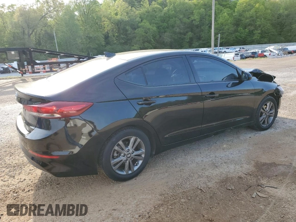 2018 Hyundai Elantra Value Edition with VIN 5NPD84LF5JH338256, listed as a Copart auction lot 52524715 with 98,338 mi miles and Salvage Title. Bid and sale history available at DreamBid. Image 3.