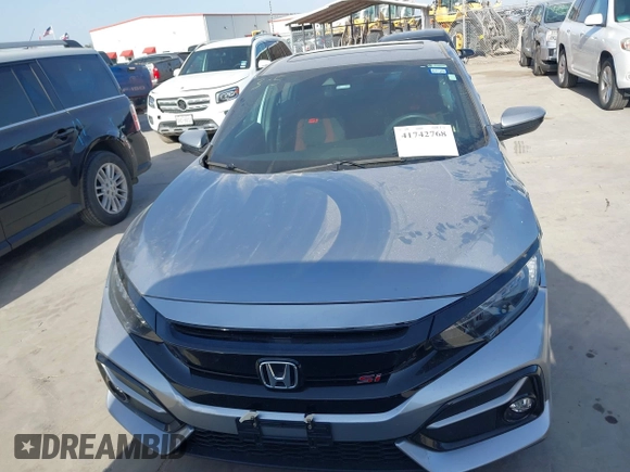 2020 Honda Civic Si with VIN 2HGFC1E57LH704323, listed as a IAAI auction lot 41742768 with 34,246 mi miles and . Bid and sale history available at DreamBid. Image 12.