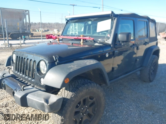 2016 Jeep Wrangler Unlimited Sport with VIN 1C4BJWDG0GL123581, listed as a IAAI auction lot 41426577 with 102,301 mi miles and . Bid and sale history available at DreamBid. Image 17.