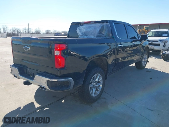 2022 Chevrolet Silverado 1500 LTZ with VIN 3GCUYGET2NG176721, listed as a IAAI auction lot 41382048 with 46,316 mi miles and . Bid and sale history available at DreamBid. Image 4.