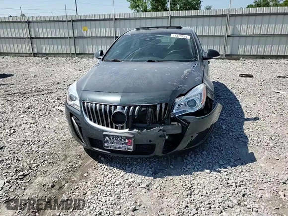 2016 Buick Regal GS with VIN 2G4GU5GXXG9201693, listed as a Copart auction lot 67313454 with 58,612 mi miles and Salvage Title. Bid and sale history available at carsss.com. Image 10.