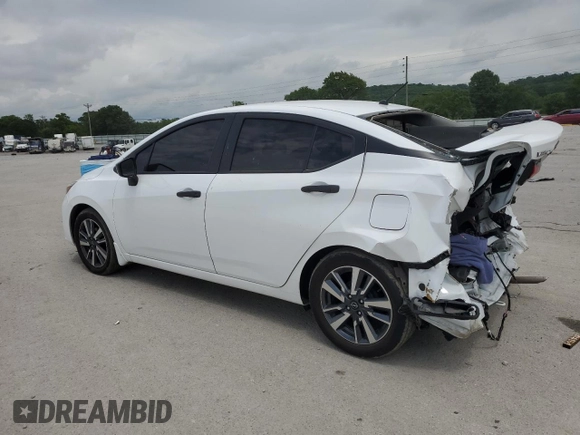 2024 Nissan Versa S with VIN 3N1CN8DV6RL816734, listed as a Copart auction lot 59006915 with 23,730 mi miles and Salvage title. Bid and sale history available at DreamBid. Image 2.