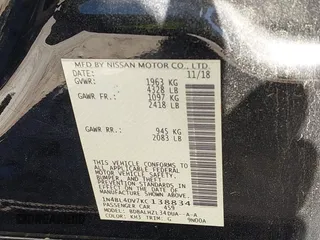 2019 Nissan Altima SV с VIN 1N4BL4DV7KC138834, выставлен на аукционе IAAI как лот 42029713 с пробегом 73 077 миль миль и . История ставок и продаж доступна на DreamBid. Изображение 9.